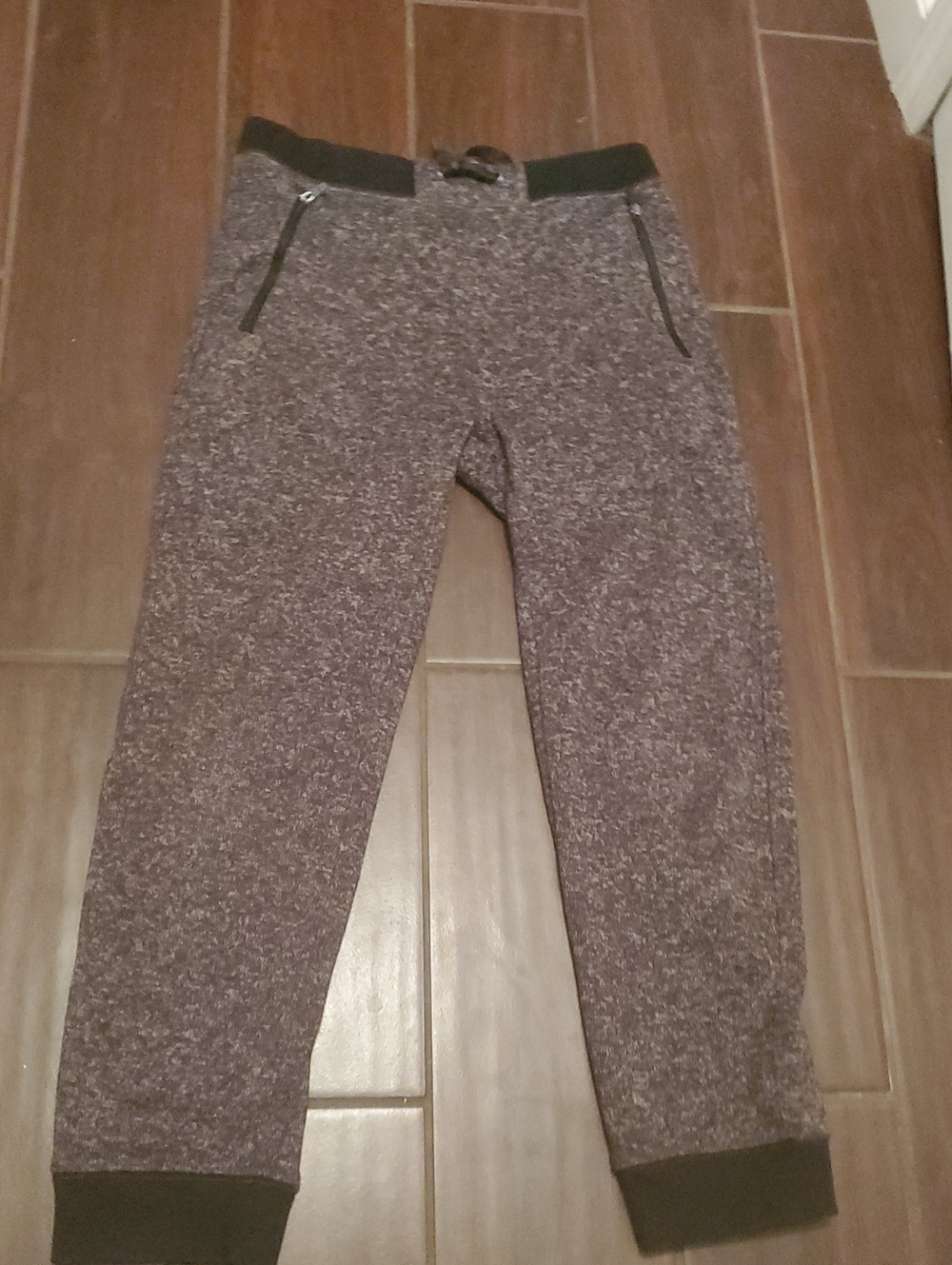 Old Navy Size 10-12 Marled Gray Jogger Sweatpants